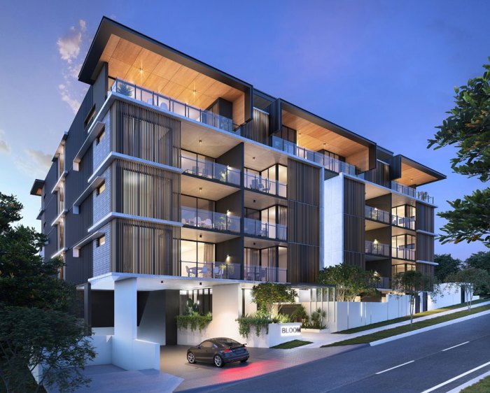 Building apartment boutique residential living bloom wesley raise lutwyche sustainable development projects