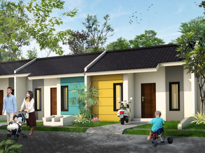 Rumah subsidi angsuran flat