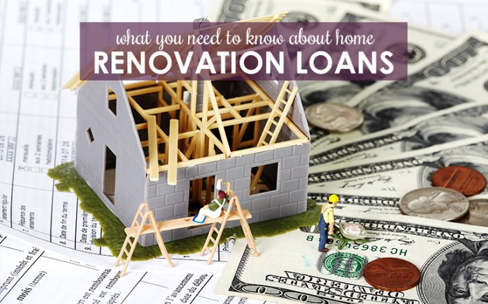 Loan renovation