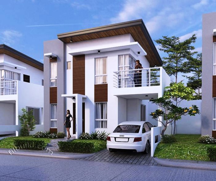 Rumah minimalis 2 lantai sederhana