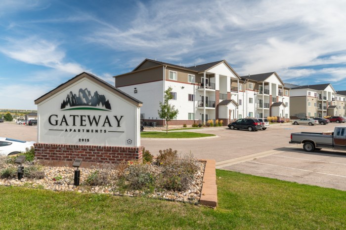 Apartments gateway rapid city sd sign