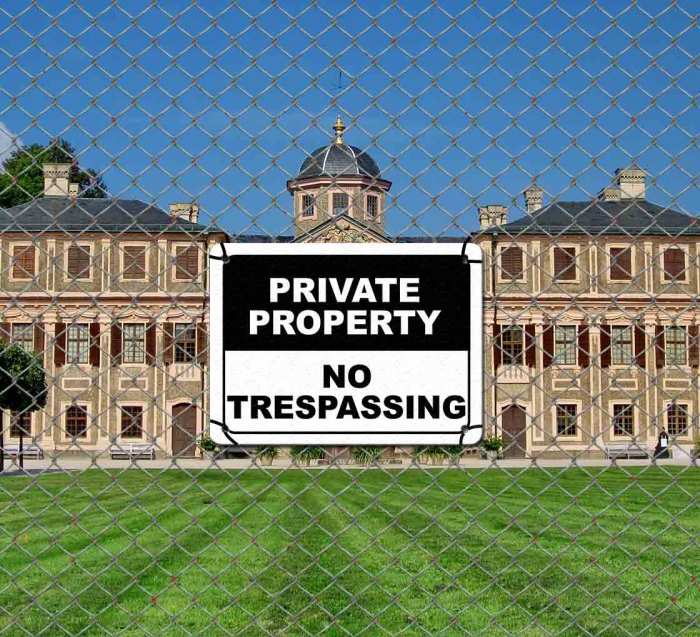 Private property statement plaque sign lawn signs wall stake products mysecuritysign learn